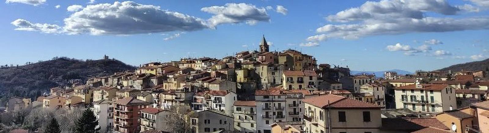 Vista del comune di Monteflavio