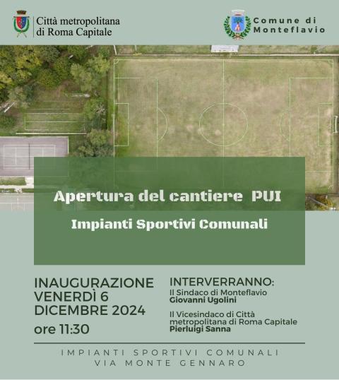 Locandina lavori PUI CMRC