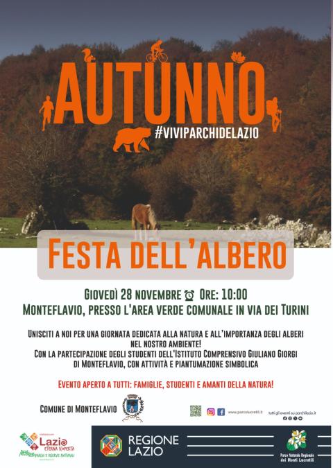 locandina festa dell'albero 2024